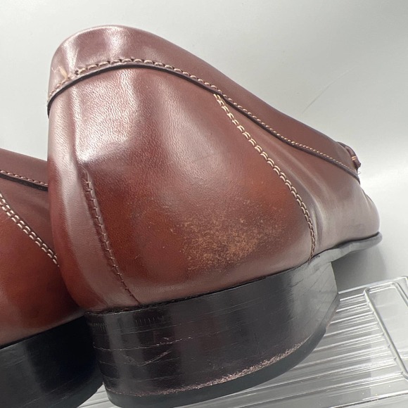 Cole Haan Mens Pinch woven leather loafer in chestnut sz 10 main image 9